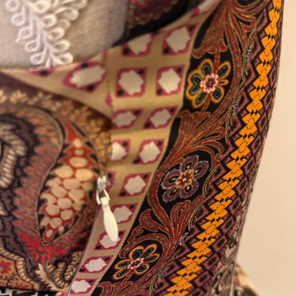 ETRO Patterned Ruched Scarf Print Silk Top IT 40 / 4 / S - Picture 6 of 7